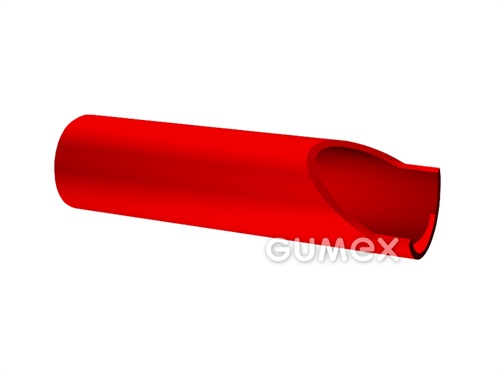 PA trubka pro vzduch, 12x1,5mm, 27bar, PA12, -40°C/+80°C, červená
